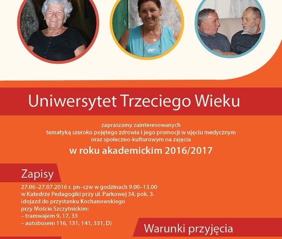 Medyczny Uniwersytet Trzeciego Wieku: trwa nabór chętnych
