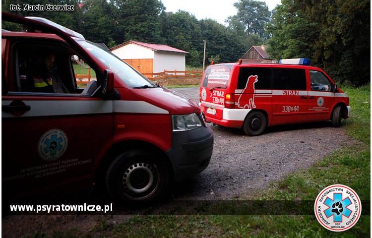 Pies ratowniczy z Wrocławia odnalazł zaginioną kobietę