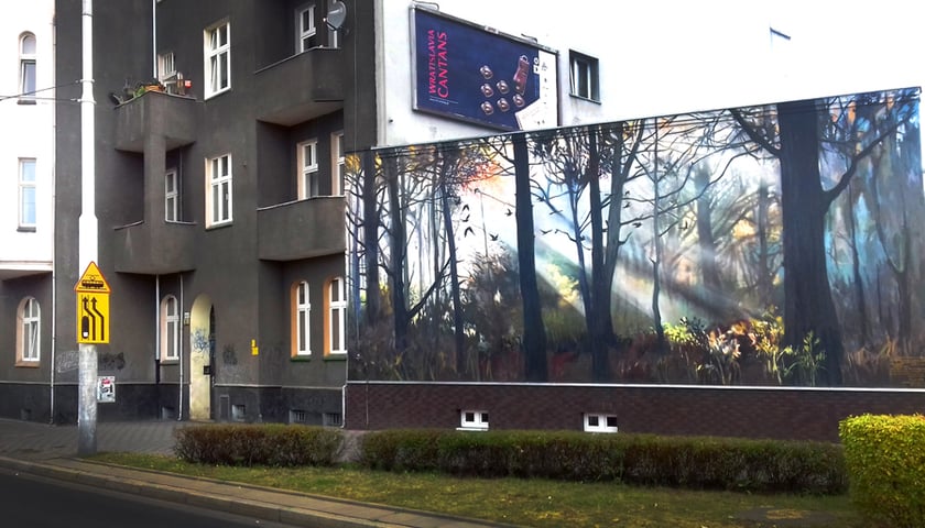 Leśny mural na Lasach Państwowych