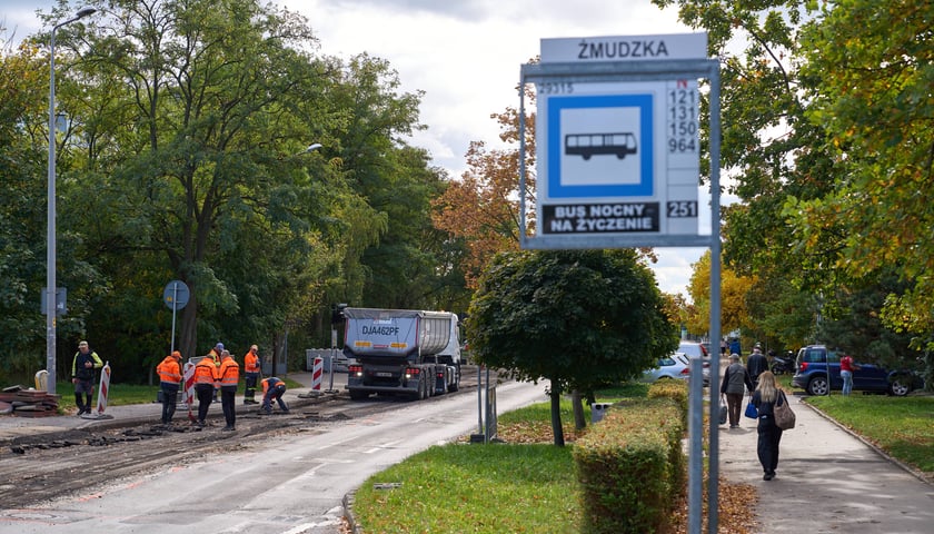 Rozpoczął się remont ulicy Żmudzkiej
