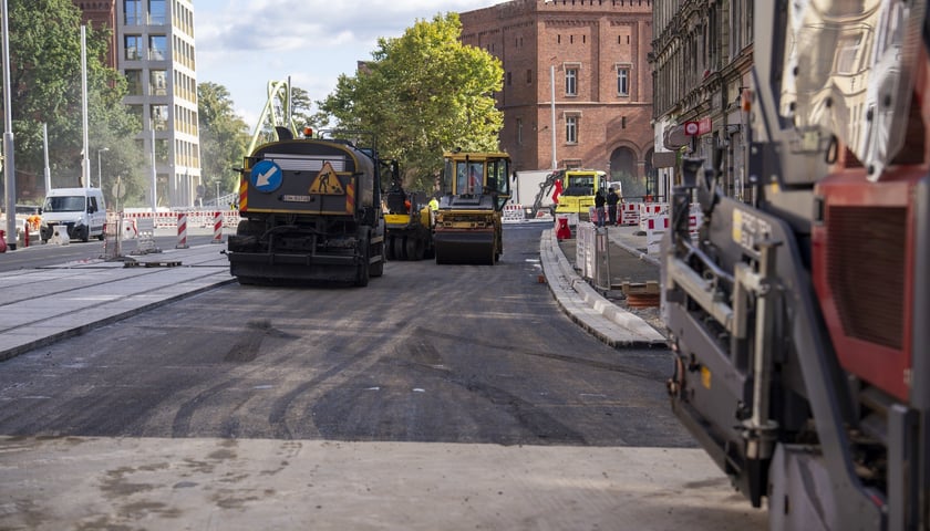 Ostatni etap prac na budowie węzła przesiadkowego Drobnera-Dubois