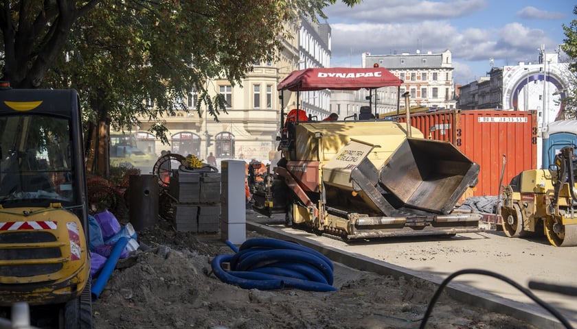 Ostatni etap prac na budowie węzła przesiadkowego Drobnera-Dubois