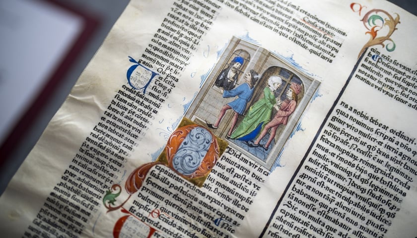 Wystawa obiektów z księgozbioru klasztoru dominikanów we Wrocławiu w Bibliotece Uniwersyteckiej
