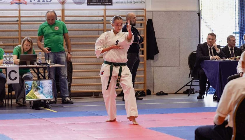 <p>Puchar Polski Kyokushin - dobr występ Pauliny Radyk w kata.</p>