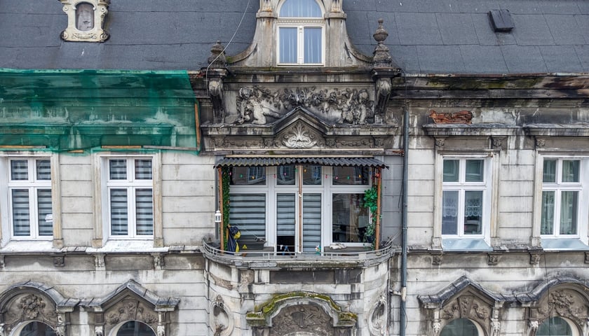 Kamienica przy ulicy Wysokiej 4 przed remontem. Zdjęcie ze stycznia tego roku