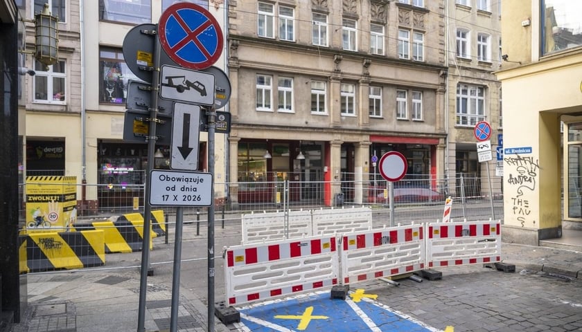 Pierwszy dzień remontu ulicy Ruskiej – zdjęcie z soboty 17 października