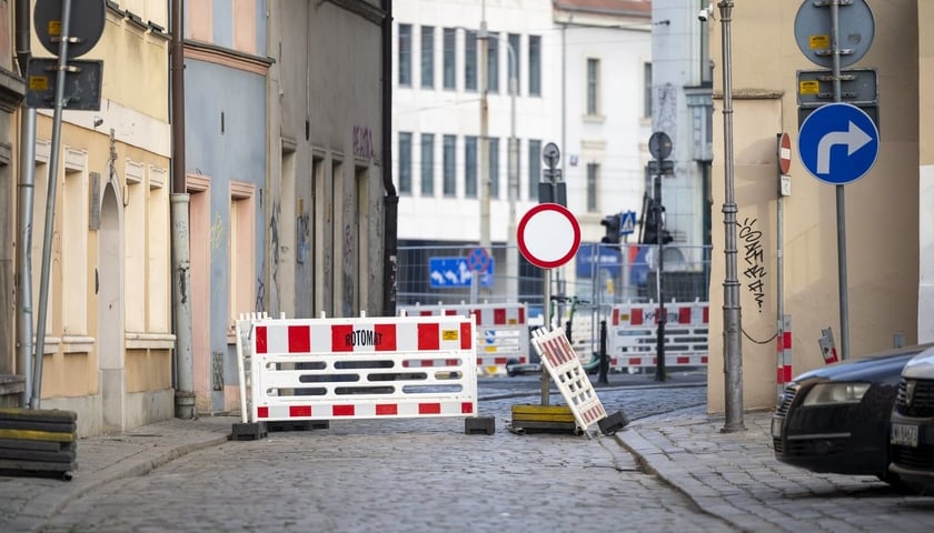 Pierwszy dzień remontu ulicy Ruskiej – zdjęcie z soboty 17 października