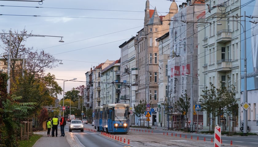Tramwaje wróciły na ulicę Pomorską – zdjęcie z soboty 24 października