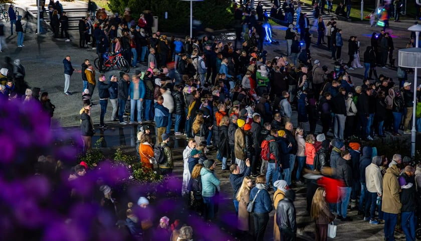 Pokaz Fontanny Multimedialnej kończący sezon 2026. Wrocław, 24.10.2026