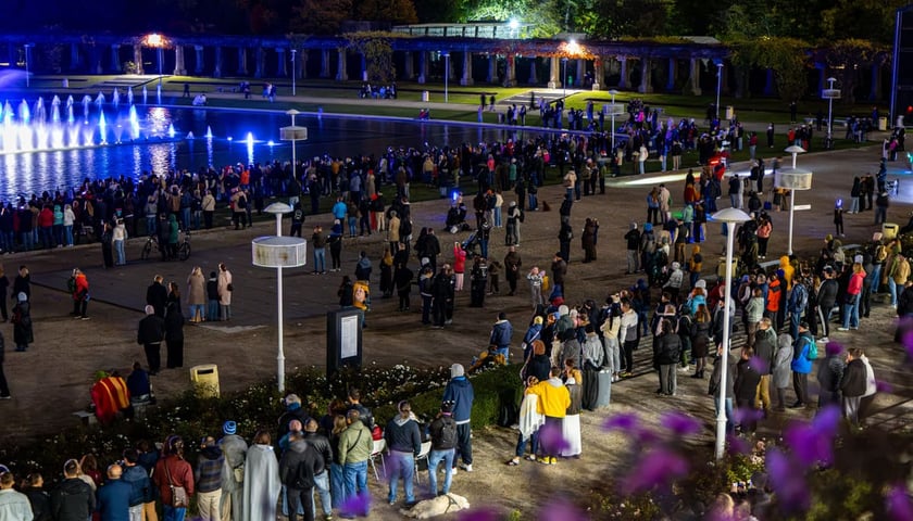 Pokaz Fontanny Multimedialnej kończący sezon 2026. Wrocław, 24.10.2026