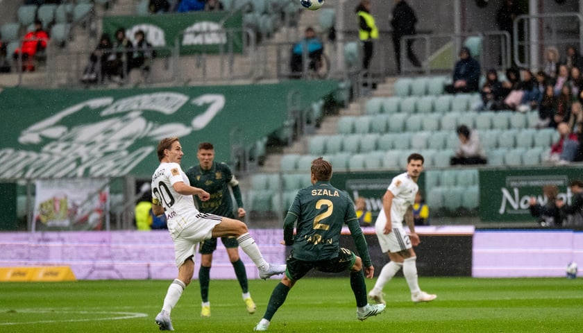 Mecz Śląska Wrocław z Wieczystą Kraków na Tarczyński Arenie