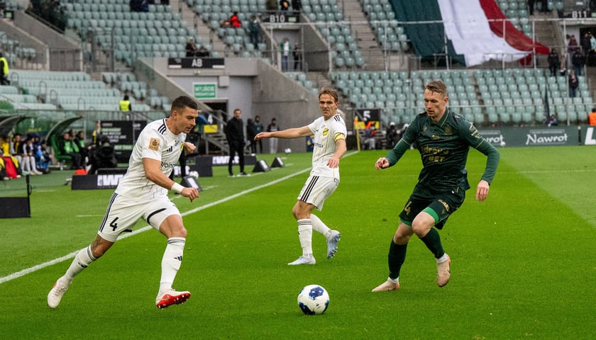 Mecz Śląska Wrocław z Wieczystą Kraków na Tarczyński Arenie
