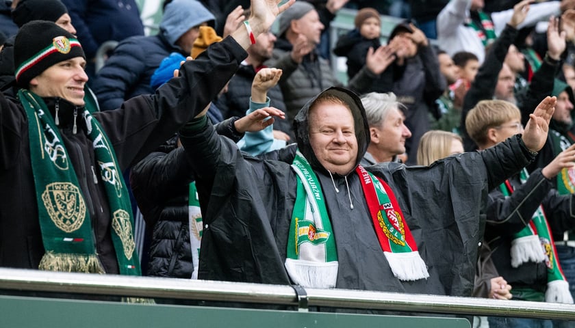 Mecz Śląska Wrocław z Wieczystą Kraków na Tarczyński Arenie