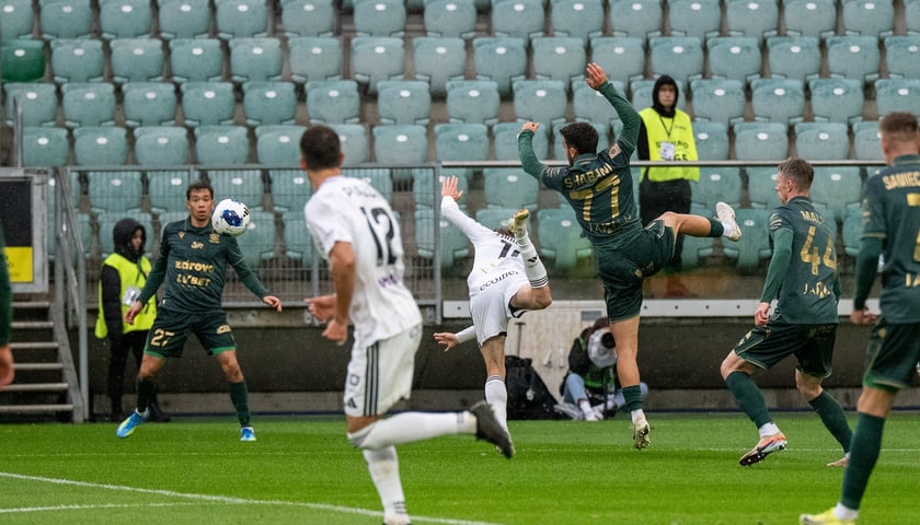 Mecz Śląska Wrocław z Wieczystą Kraków na Tarczyński Arenie