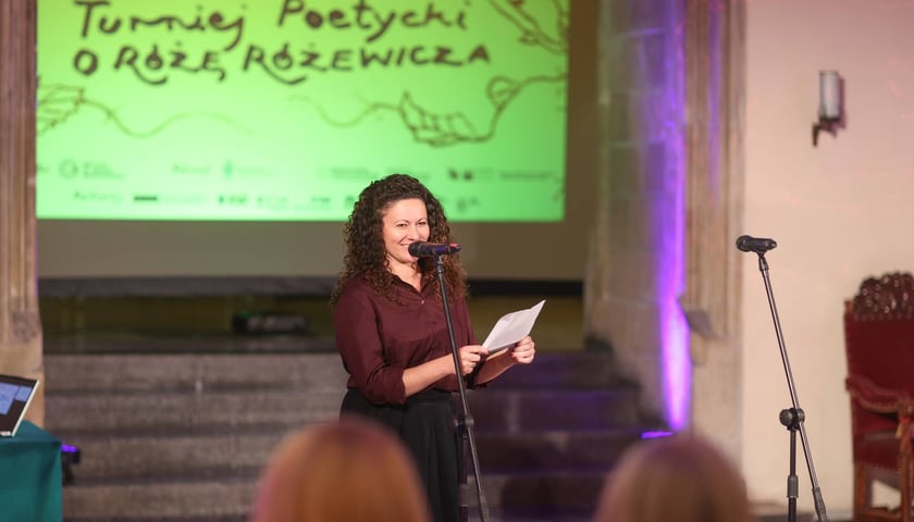 Uroczysty finał Turnieju Poetyckiego „O Różę Różewicza” w Sali Wielkiej Starego Ratusza we Wrocławiu, 28.10.2026