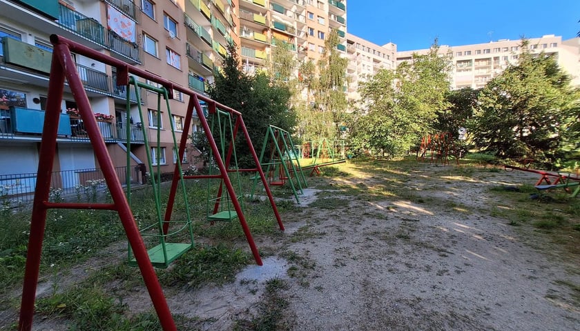Plac zabaw przy Gwareckiej