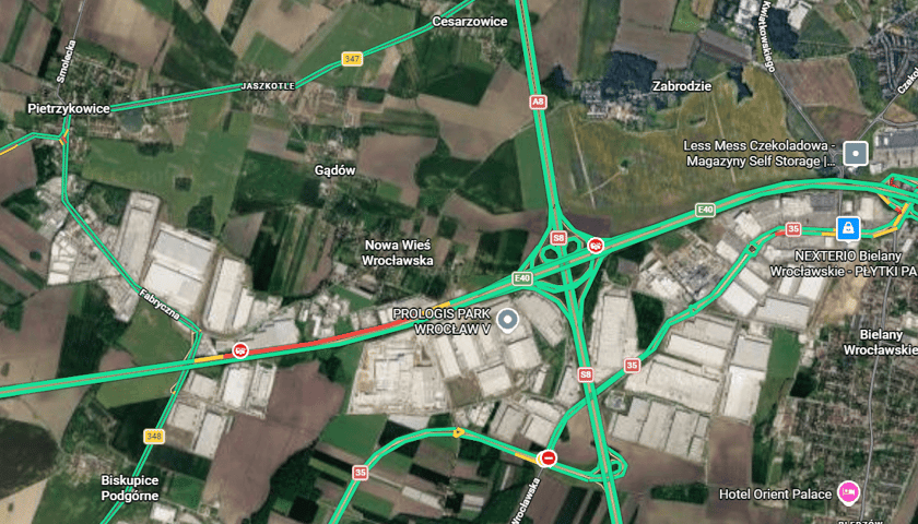 <p>Utrudnienia w ruchu na autostradzie A4. 30.10.2026. Stan na około 18.50.</p>