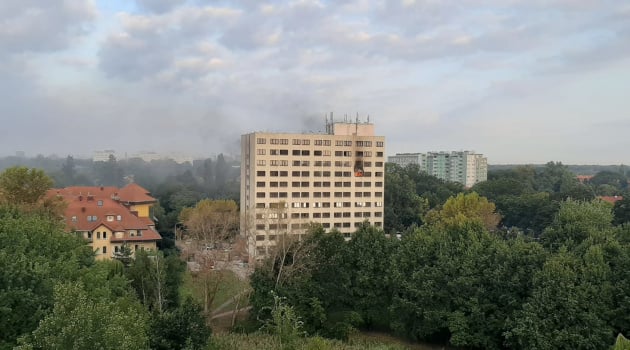 Pożar akademika na Biskupinie