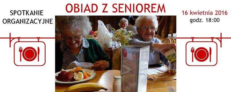 Kto wybierze się na Obiad z Seniorem? Zaprasza Kasper Zaręba