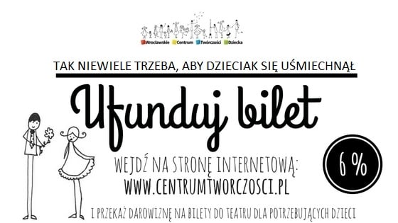 Możesz pomóc – ufunduj dziecku bilet do teatru!