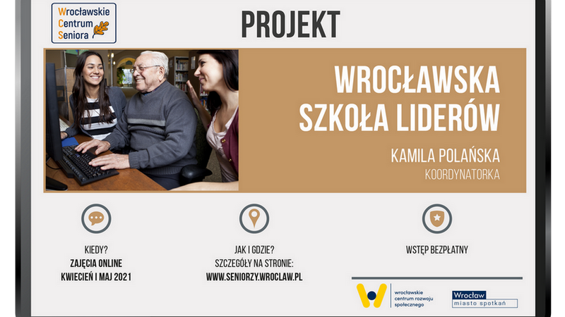 Wrocławska Szkoła Liderów z zajęciami dla seniorów w maju