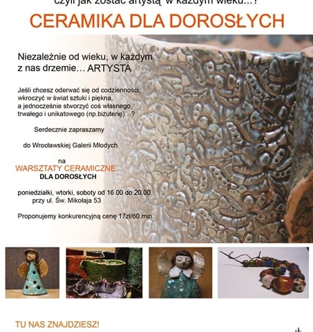 Warsztaty ceramiczne dla dorosłych