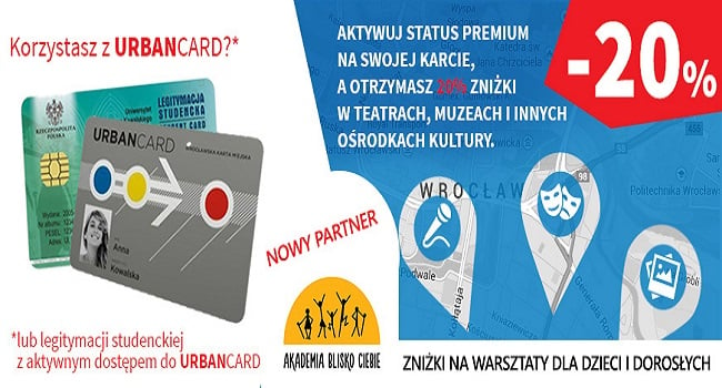 Akademia Blisko Ciebie - nowy Partner programu URBANCARD Premium