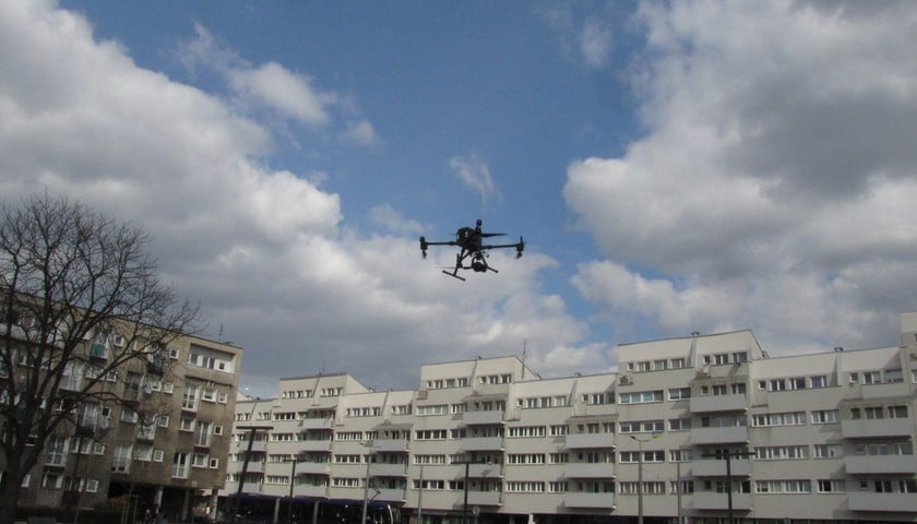 drony na placem Nowy Targ