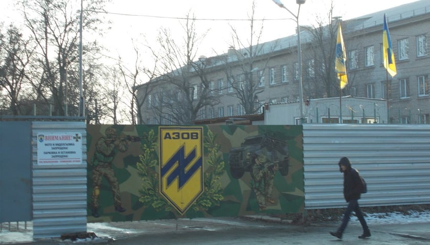 Baza batalionu Azov w Mariupolu