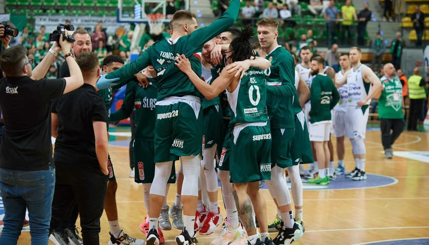 Koszykarze Śląska w znakomitym stylu awansowali do półfinału play-offów