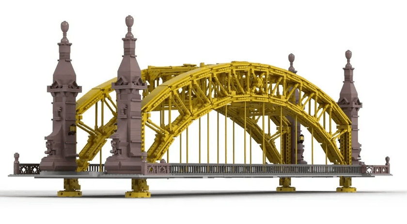 Projekt mostu Zwierzynieckiego składa się z 2991 części (klocków)