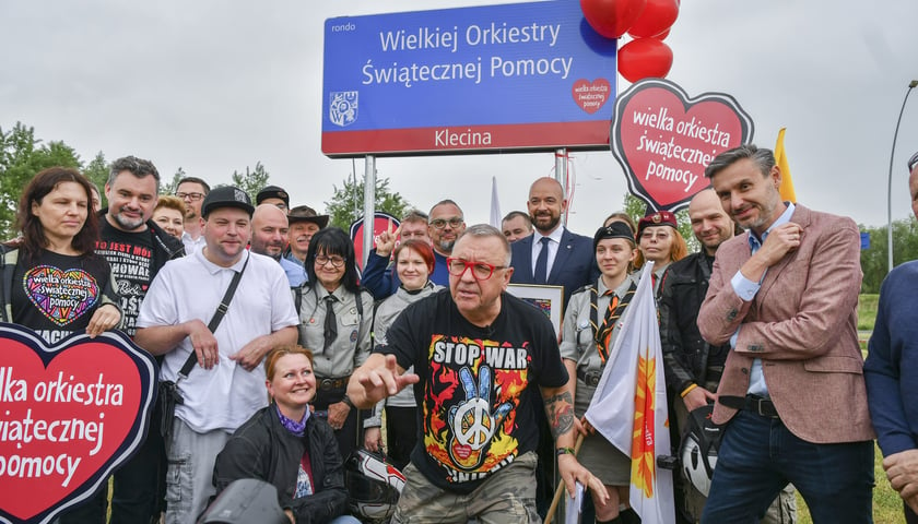 W uroczystości wziął udział Jerzy Owsiak, prezes Fundacji Wielka Orkiestra Świątecznej Pomocy