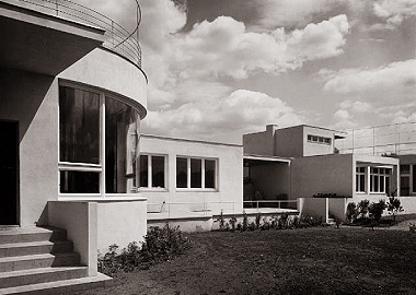 Dom jednorodzinny nr 35, proj. Heinrich Lauterbach, widok od ogrodu (pd.-zach.), 1930.