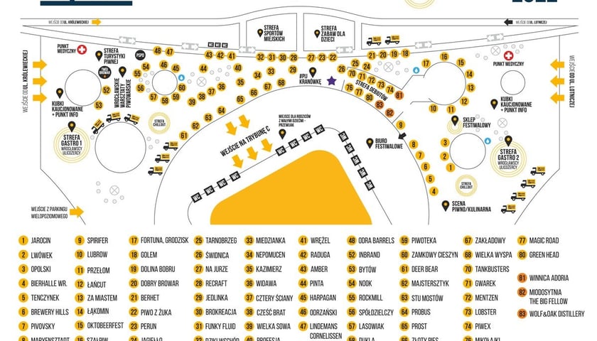 Wrocławski Festiwal Dobrego Piwa na wrocławskim stadionie