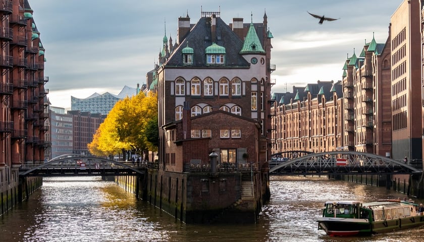 Hamburg, Niemcy. Zdjęcie ilustracyjne