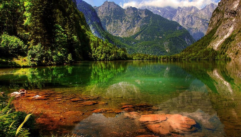 Konigssee, Bawaria.