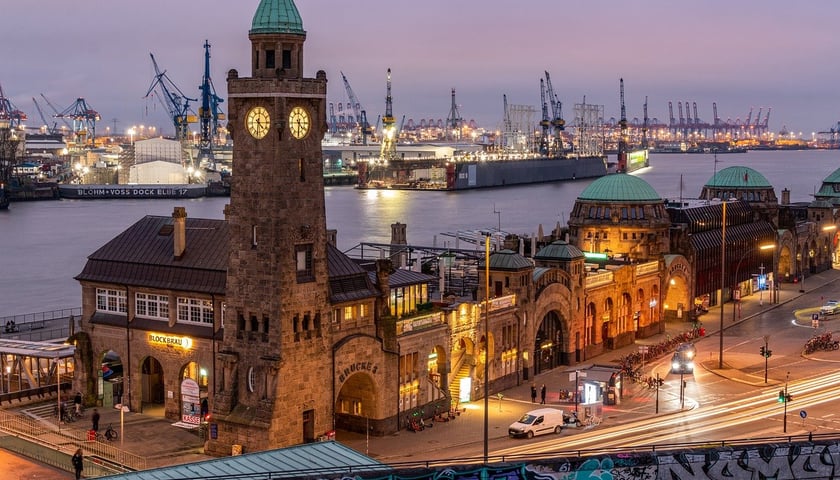 Port w Hamburgu