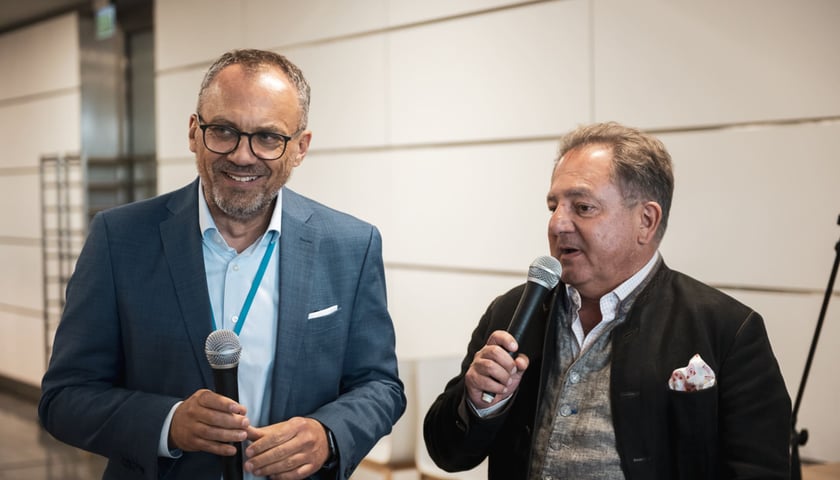 Prezes Portu Lotniczego Wrocław, Dariusz Kuś i Robert Makłowicz.