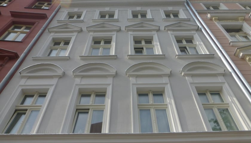 Odnowione kamienice przy pl. Nankiera