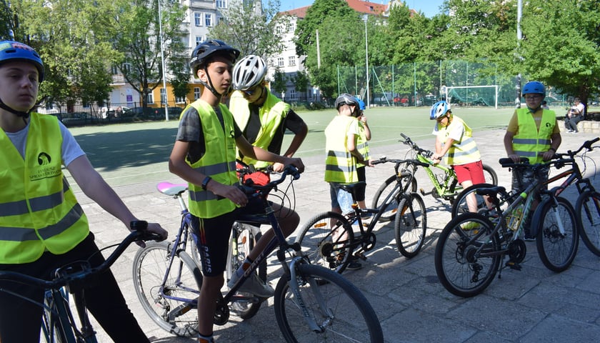 Pierwszy we Wrocławiu test holenderski na kartę rowerową przeprowadziła SP nr 68