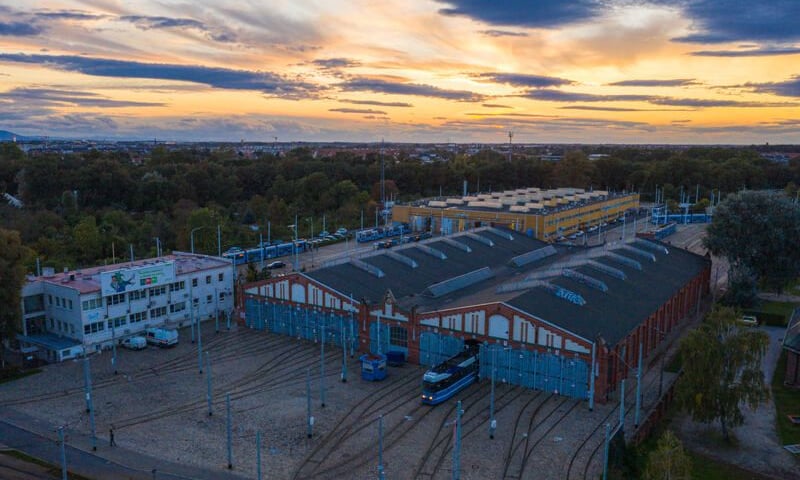 Przy zajezdni Borek przy ul. Powstańców Śląskich do wymiany jest osiem rozjazdów tramwajowych wraz z zabudową