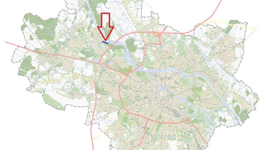 Ślęzoujście - mapa