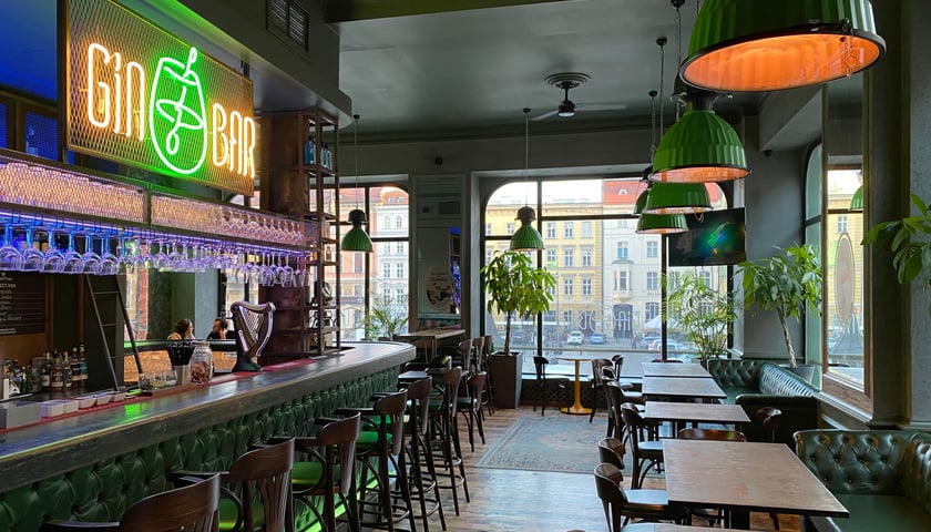GinBar we Wrocławiu na pl. Solnym