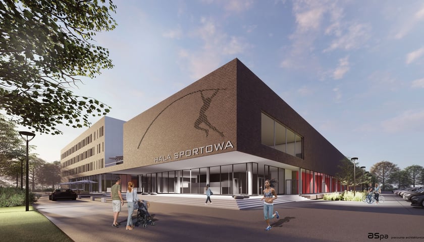 Tak prezentować się będzie hala lekkoatletyczna