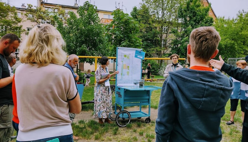 konsultacje podwórka przy ulicy Struga we Wrocławiu