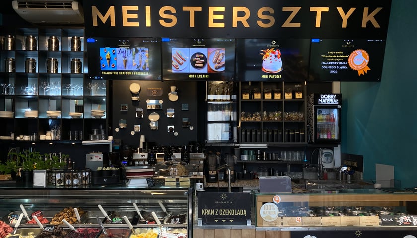 Meistersztyk to miejsce, gdzie dużo eksperymentuje się ze smakami lodów.