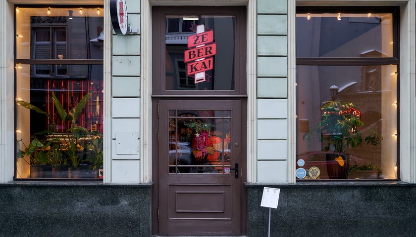 Wnętrze wrocławskiej restauracji Żeberka!