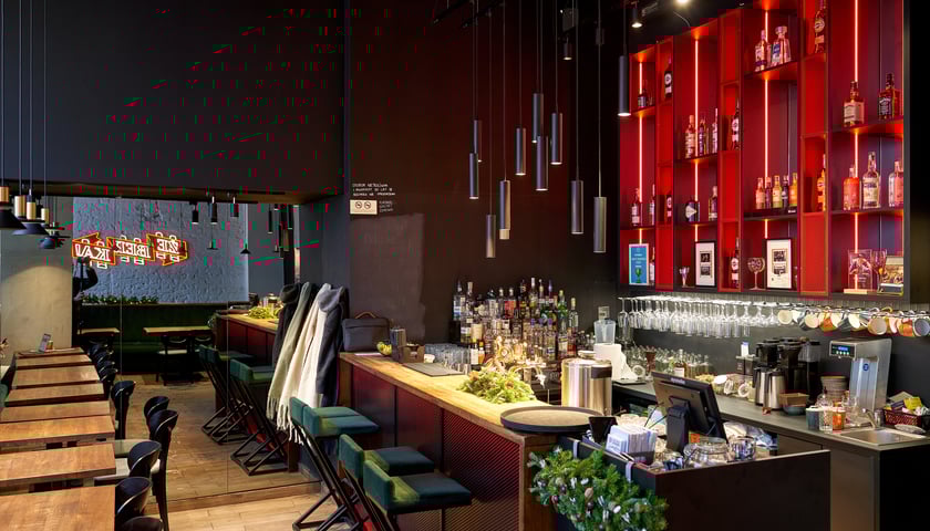 Wnętrze wrocławskiej restauracji Żeberka!