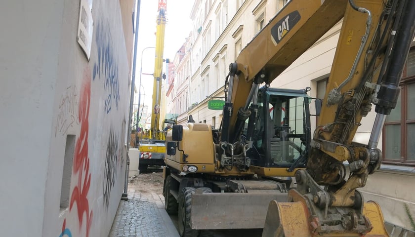Trwa budowa budynku mieszkalno-usługowego przy ul. Igielnej