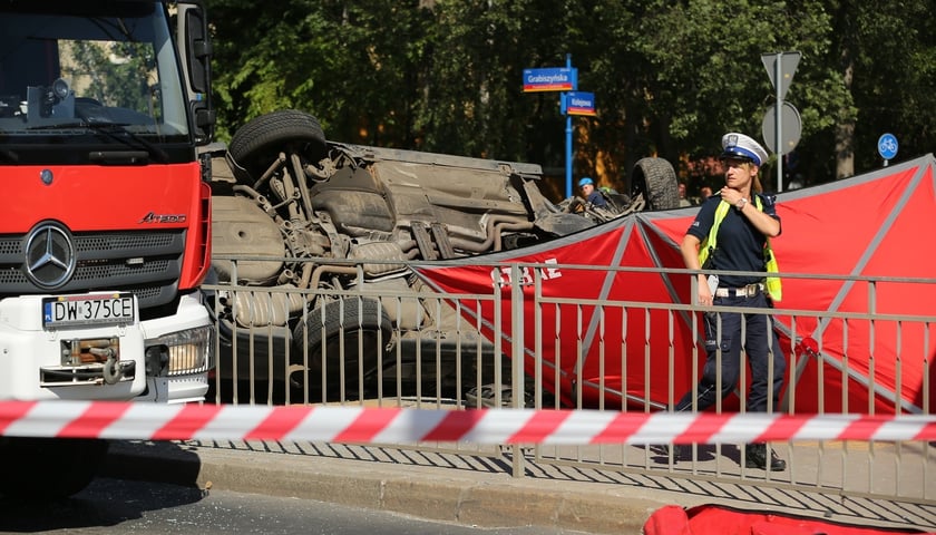 Do największej liczby wypadków dochodzi na Autostradowej Obwodnicy Wrocławia, nieopodal węzła w Bielanach Wrocławskich (zdjęcie ilustracyjne)